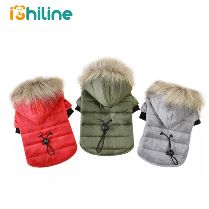 XS-XL Warm Small Dog Clothes Winter Dog Coat Jacket Puppy Outfits For Chihuahua Yorkie Dog Winter Clothes Pets Clothing