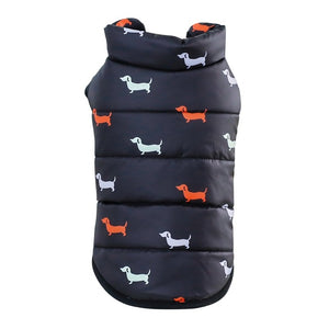 Autumn Winter Cloth Dog Clothes Cool Pet Dog Warm Cloth  Dog Jacket Coats with Fur Collar Small Medium Dogs Puppy Jacket.